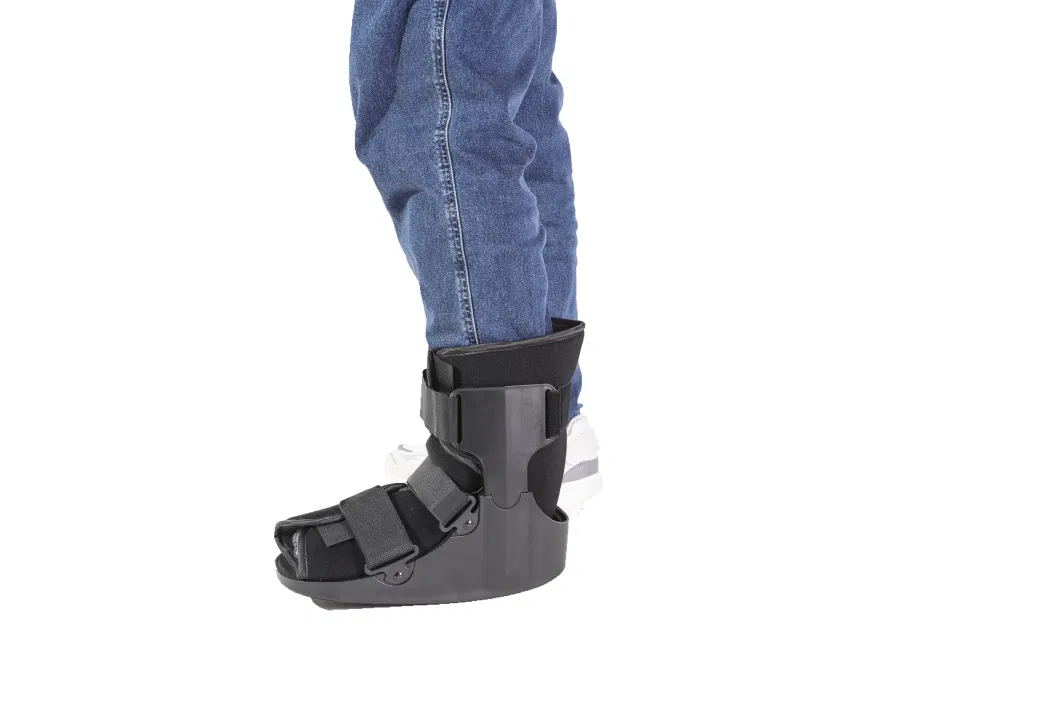 Long Type Black Fracture Ankle Support Without Airbag Walker Boot