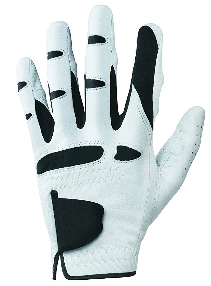 Promotional Custom Men Women Stablegrip White Durable Genuine Cabretta Leather Golf Gloves