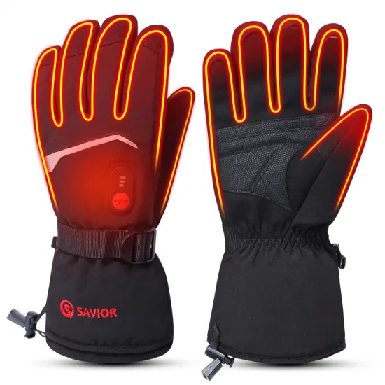 SAVIOR Amazon offre spéciale écran tactile doigts hiver chaud ski moto équitation Camping électrique à piles gants chauffants