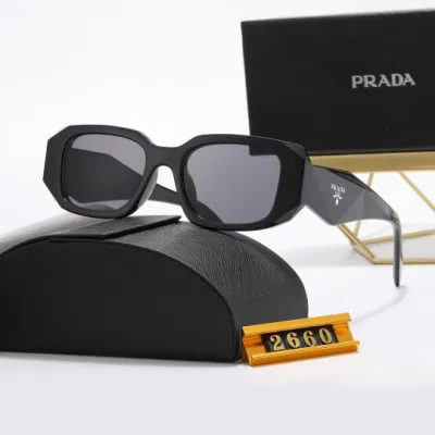 Hot Sale lunettes de soleil de luxe de la marque Prada' S Symbole lunettes de soleil